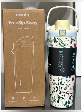 Owala MOTHER’S DAY GARDEN COLOR DROP 30oz FreeSip Sway, MOTHER NATURE